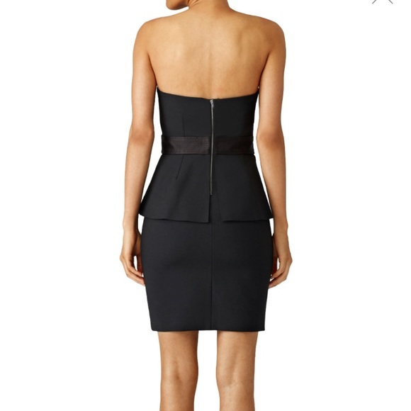 Elizabeth and James Black Laurel Strapless Dress - Picture 2 of 7